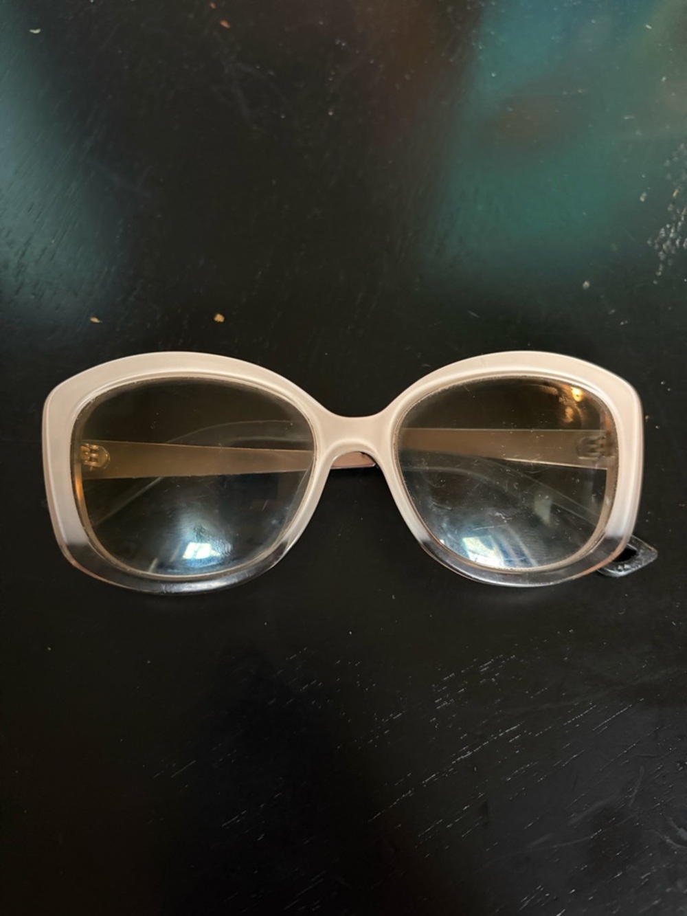 Christian Dior Extase Oversized Neutral Beige Sunglasses with Gradient Lenses - Picture 5 of 5